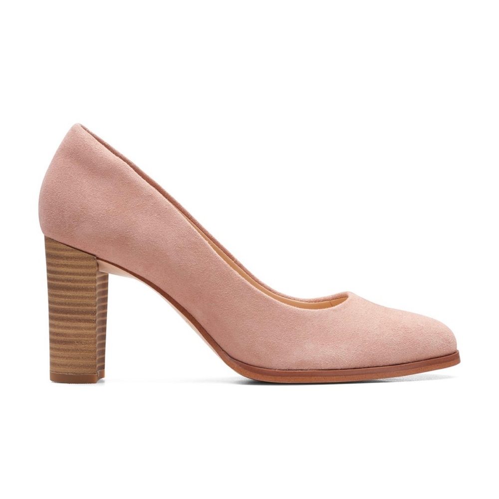 NWT - Clarks Kaylin Cara 2 - Rose Suede - 9